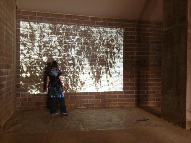 This is me putting together a projection based installation